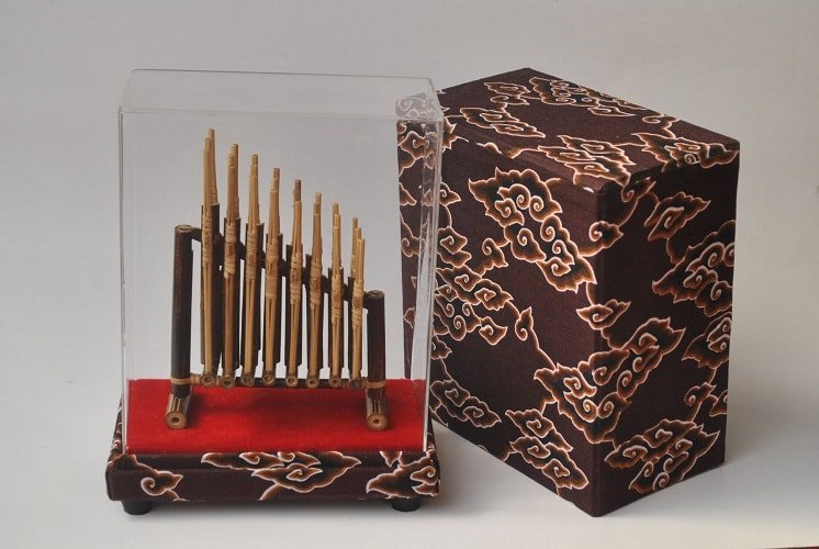 Miniatur Angklung Eksklusive Souvenir  Indonesia Khas  Jawa  Barat 